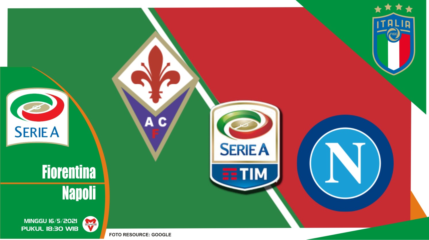 Prediksi Liga Italia Fiorentina vs Napoli - 16 Mei 2021