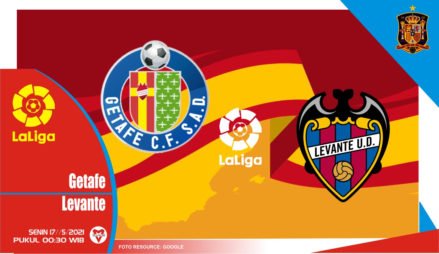 Getafe vs Levante, Prediksi Liga Spanyol 17 Mei 2021