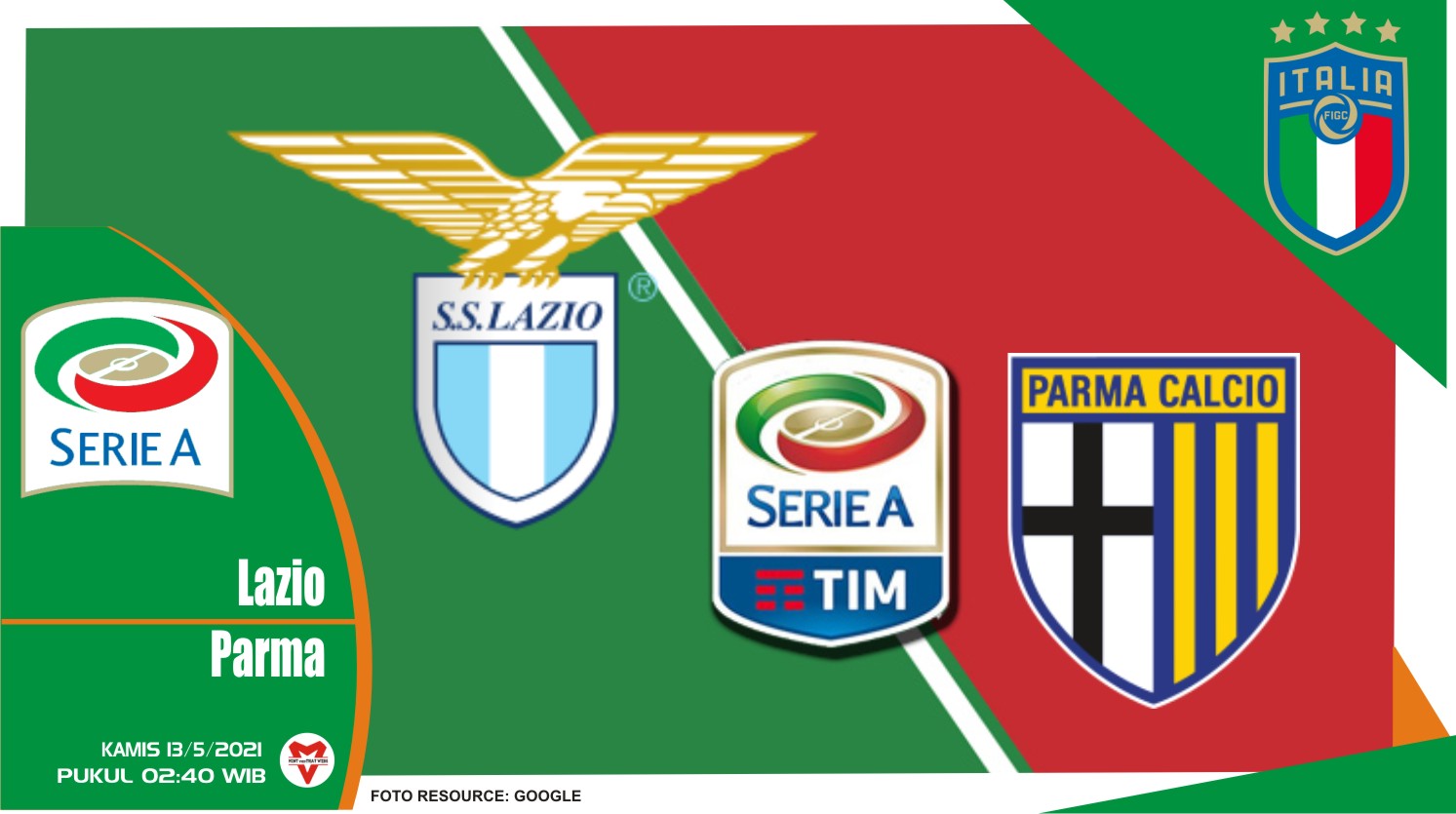 Prediksi Liga Italia: Lazio vs Parma - 13 Mei 2021