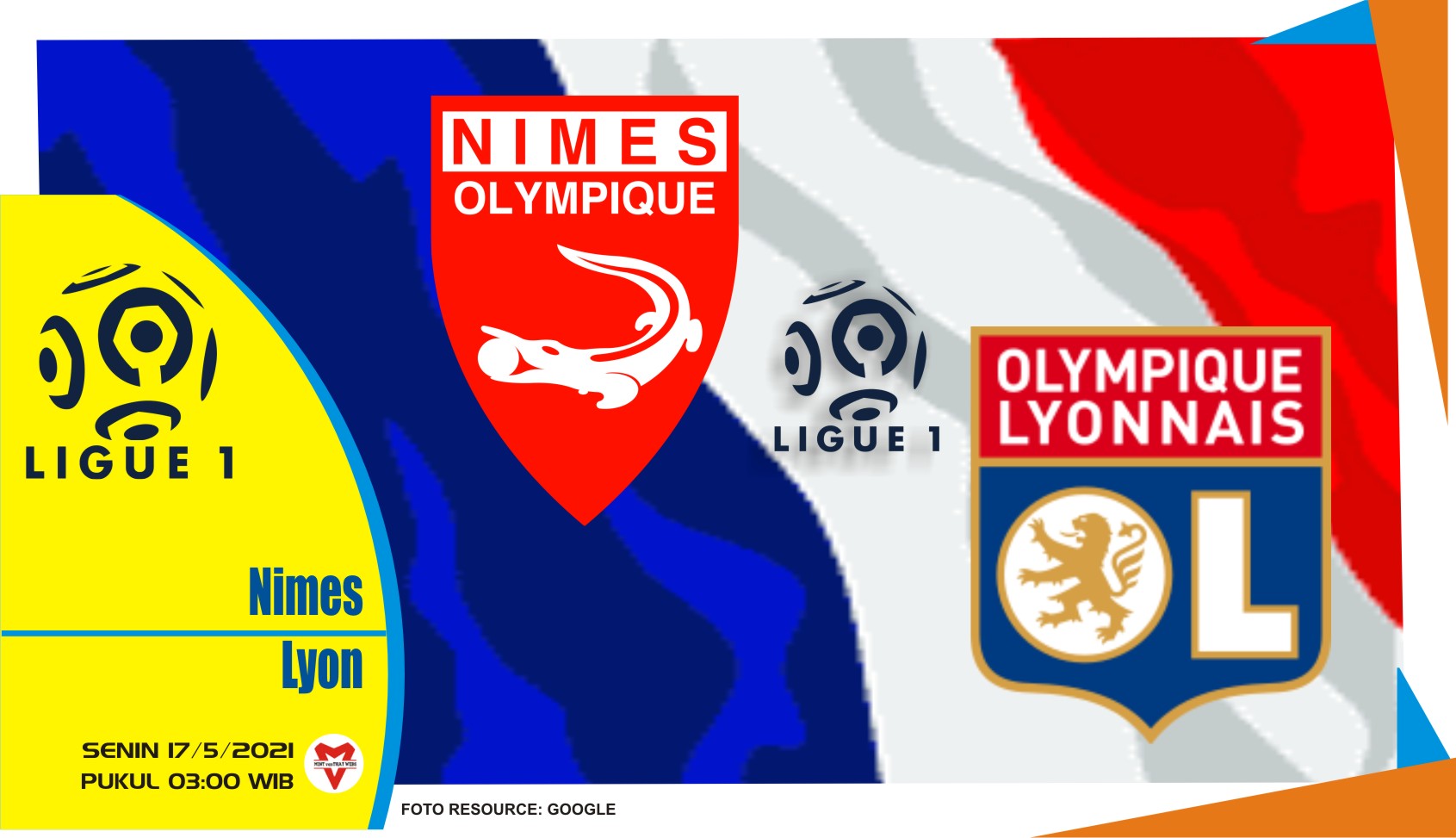 Nimes vs Lyon, Prediksi Liga Prancis 17 Mei 2021