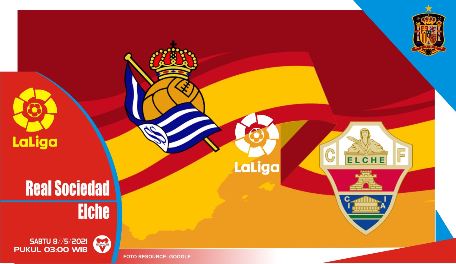 Prediksi Liga Spanyol: Real Sociedad vs Elche - 8 Mei 2021