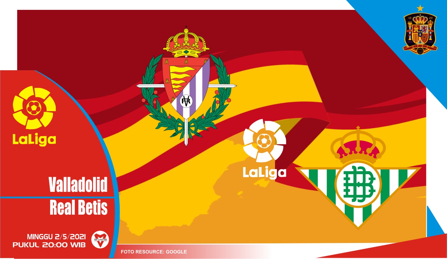 Prediksi Pertandingan Real Valladolid vs Real Betis - 2 Mei 2021