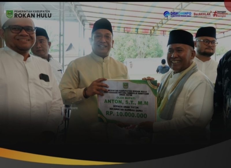 Safari Ramadan Ke-3 Bupati Rohul Tiba di Desa Karya Mulya