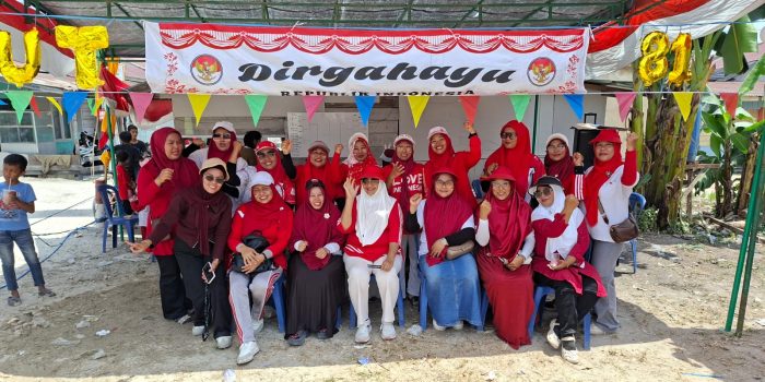 Perayaan HUT RI ke-81 di Desa Kubang Jaya, Pekanbaru